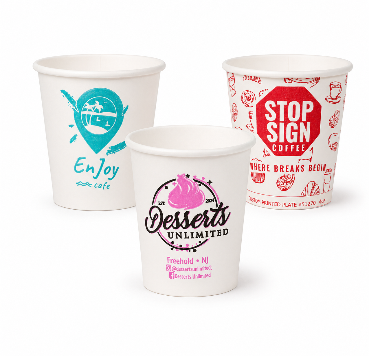 Single Wall Hot Cups